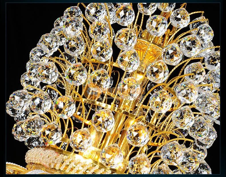 Đèn chùm pha lê không gian biệt thự CM184-11